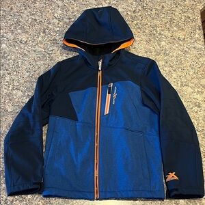 Youth ZeroXposur Blueand Orange Fleece Jacket